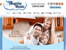 Tablet Screenshot of angelasmaids.com